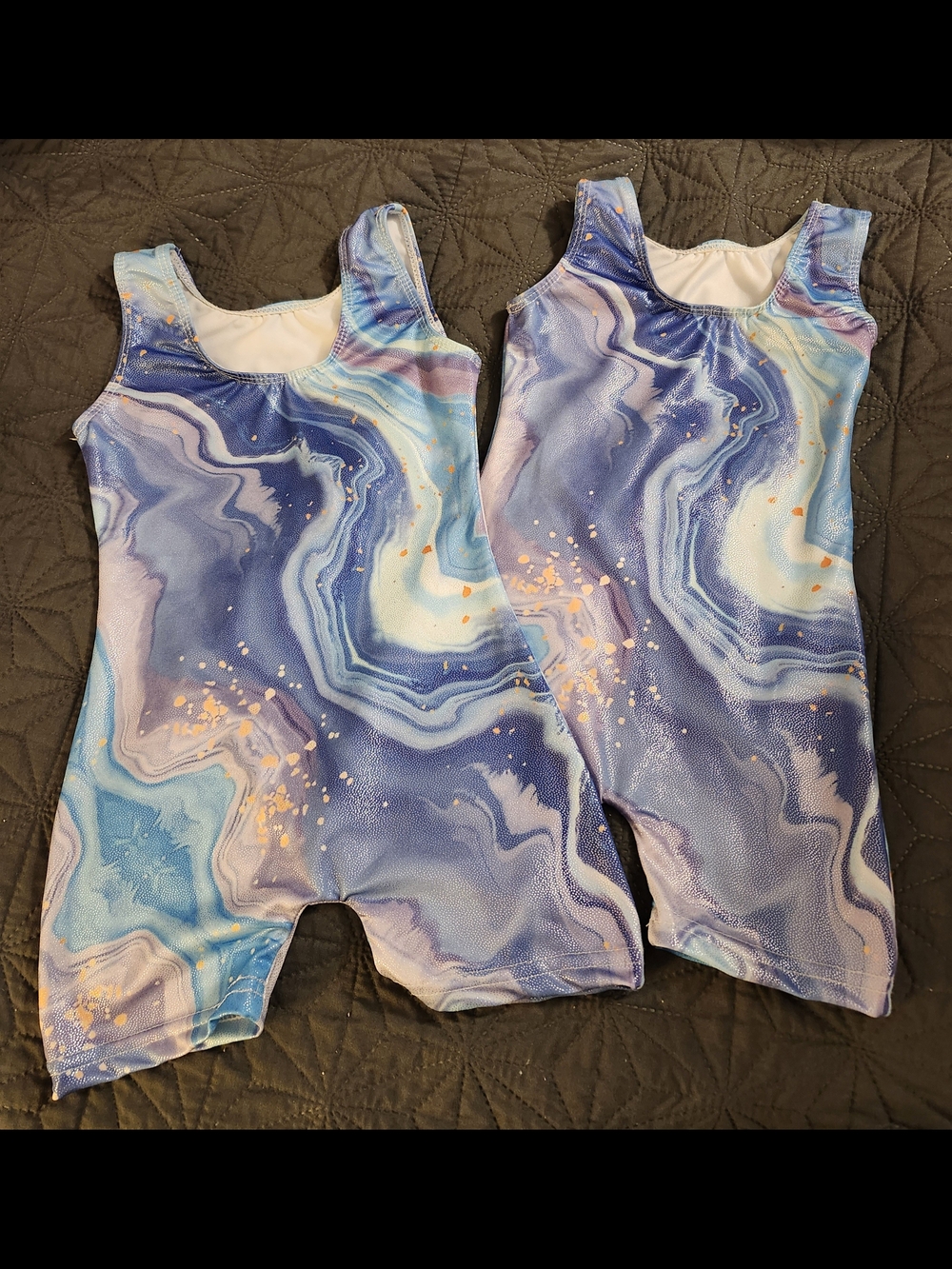 Pair Of Girls Gymnastics Leotards 2T/3T And 3T/4T